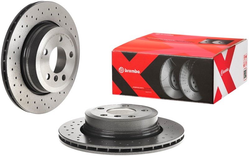 Диск тормозной задний BMW X3 Brembo 09.9573.1X, D=320 мм