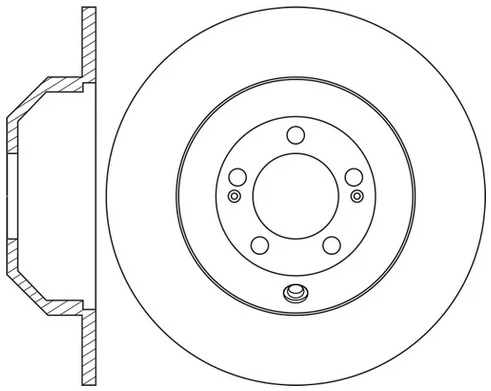 Диск тормозной передний HYUNDAI I40 Nibk RN1644DSET, D=320 мм