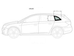 Стекло кузова (собачник) заднее левое FORD FIESTA XYG 121-3 SW/LH