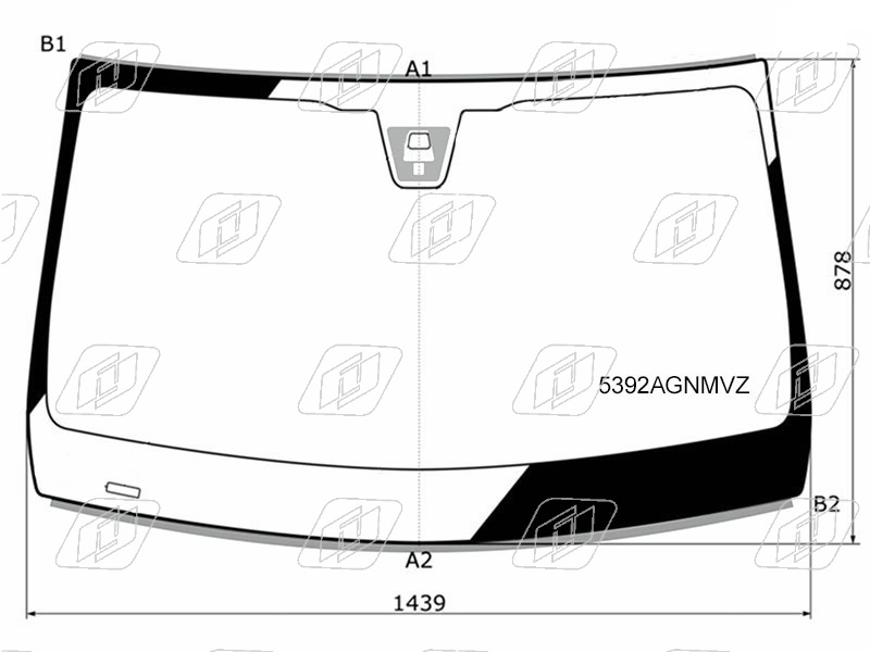 Стекло лобовое MERCEDES-BENZ E-CLASS FUYAO 5392AGNMVZ