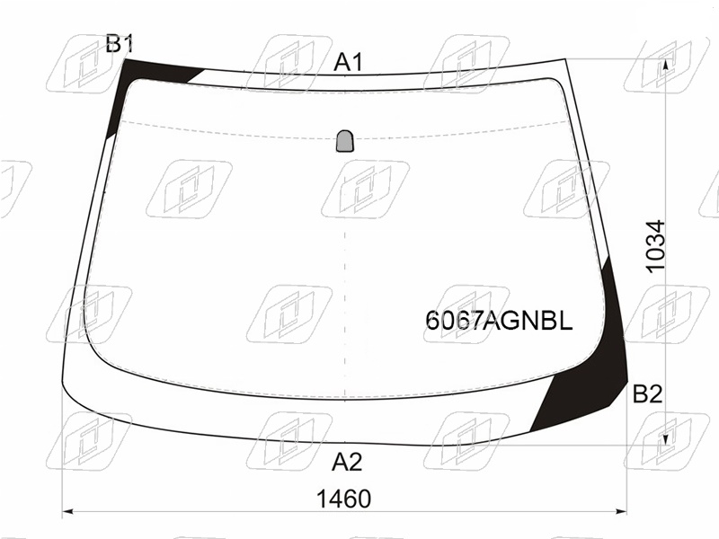 Стекло лобовое NISSAN TEANA FUYAO 6067AGNBL