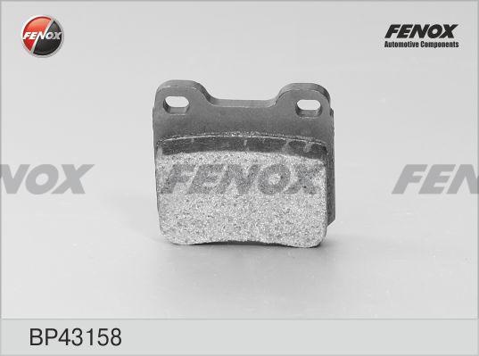 Колодки тормозные, дисковые OPEL OMEGA A, OMEGA B, VECTRA B, SAAB 9-3 Fenox BP43158