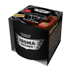 Ароматизатор гелевый Aroma Motors, BLACK STAR STRAWBERRY Grass AC0189