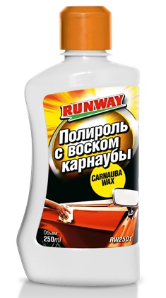 Полироль с карнаубой Runway RW2501, 250 мл