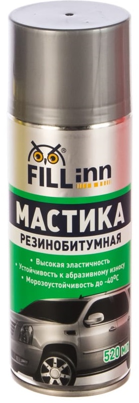 Мастика резино-битумная FILLinn FL019, 520 мл 