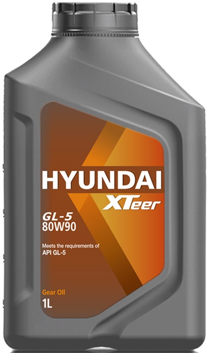 Масло трансмиссионное Hyundai Xteer 1011017, Gear Oil-5, 80W-90, 1 л 