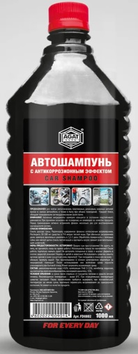 Автошампунь с антикоррозионным эффектом Agat avto FD0802, 1 л