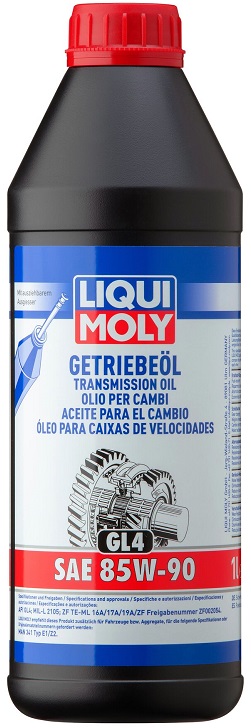 Масло трансмиссионное минеральное Liqui Moly 1030 Getriebeoil, 85W-90, 1 л