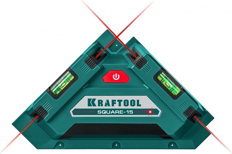 Лазерный угольник для кафеля SQUARE-15 KRAFTOOL 34705