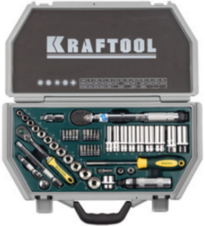 Набор торцовых головок EXPERT KRAFTOOL 27975-H49, 49 предметов