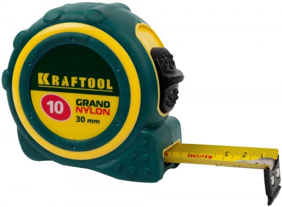 Рулетка Grand-Nylon KRAFTOOL 3412-10_z01, 10 м х 30 мм 