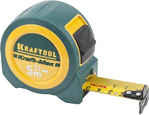 Рулетка PRO Kraft-Max KRAFTOOL 34127-05-27, 5 м х 27 мм