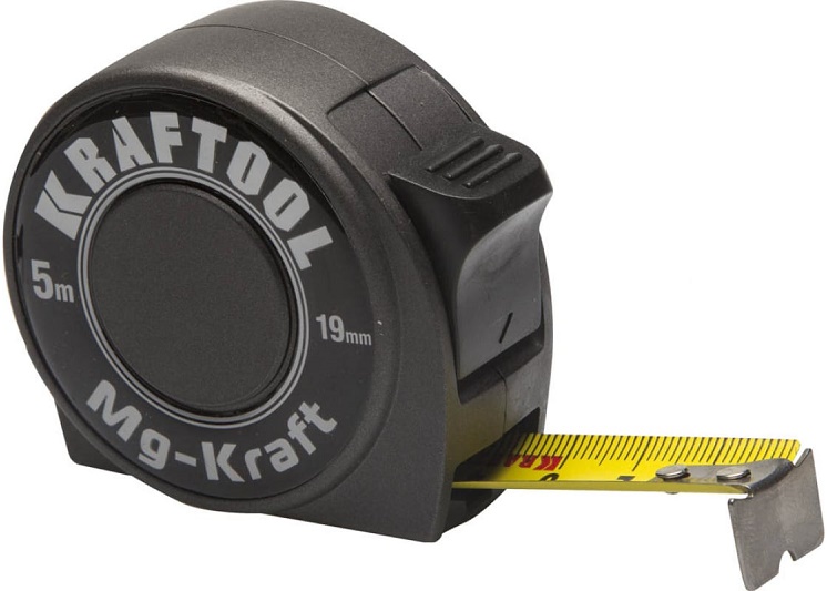 Рулетка PRO MG-Kraft KRAFTOOL 34129-05-19, 5 м х 19 м