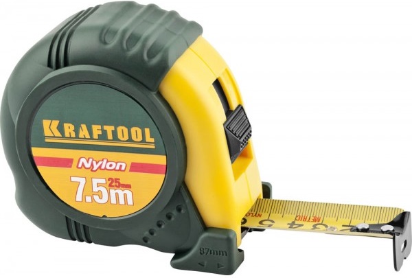 Рулетка Nylon KRAFTOOL 34122-08_z01,  7.5 м x 25 мм