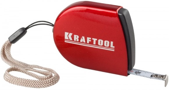 Рулетка компактная KRAFTOOL 34149-02, 2 м х 8 мм 