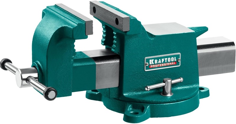 Тиски слесарные STEEL KRAFTOOL 32701-125, 125 мм 