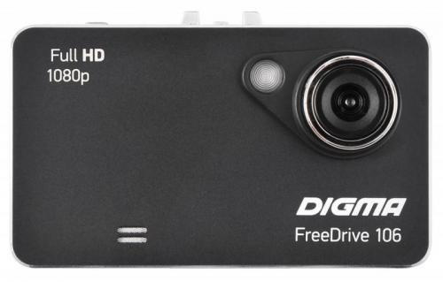 Видеорегистратор Digma FreeDrive 106 черный 1.3Mpix 1080x1920 1080p 120гр. GP1248