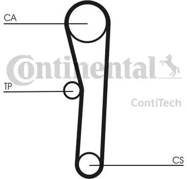 Комплект ремня ГРМ MITSUBISHI COLT CONTITECH CT1008K1