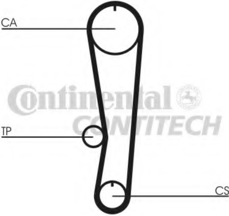 Комплект ремня ГРМ SUBARU Justy Contitech CT895K1