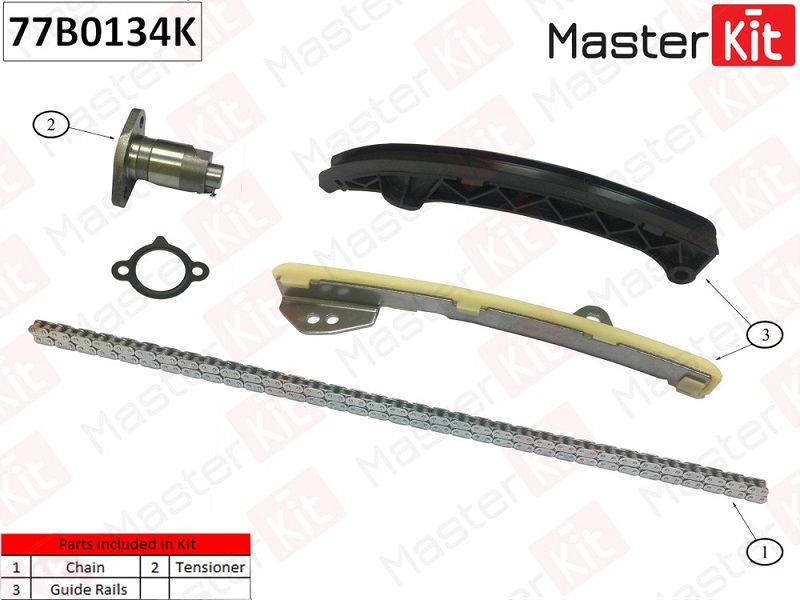 Комплект цепи ГРМ Toyota Rav-4 Masterkit 77B0134K