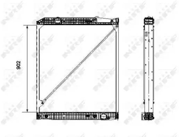 Радиатор охлаждения Nrf 519576