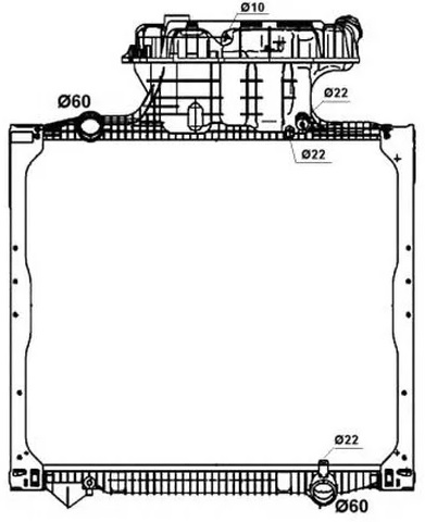 Радиатор охлаждения Nrf 58277