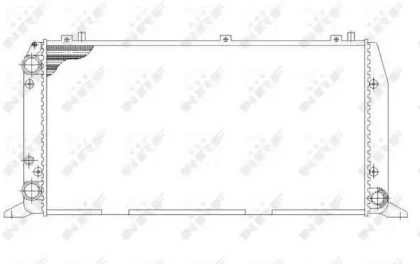 Радиатор охлаждения AUDI 100 Nrf 54602