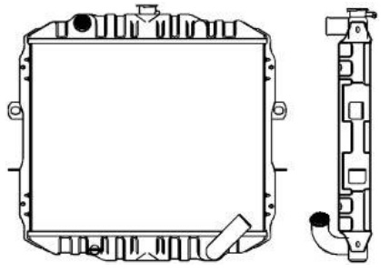 Радиатор охлаждения Sakura 1221-0216