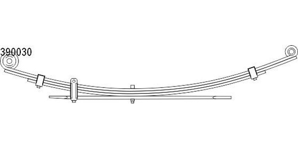 Рессора подвески HYUNDAI H-1 CS Germany 10.390.030.00