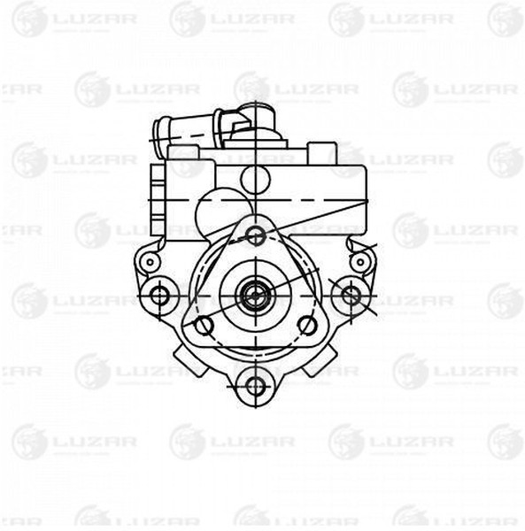 Насос ГУР ГАЗель Next Cummins Luzar LPS 0301