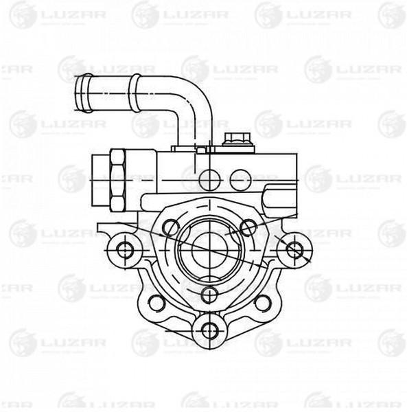 Насос ГУР VW Transporter Luzar LPS 1804