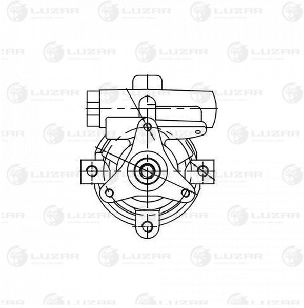 Насос ГУР Renault Megane Luzar LPS 0901