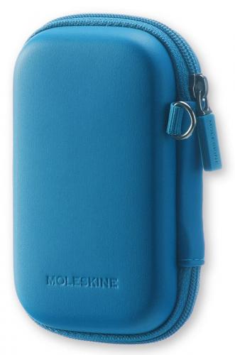 Чехол для путешествий Moleskine Journey Pouch XS 70х110x30мм (в компл.:ремешок на запястье) синий блистер