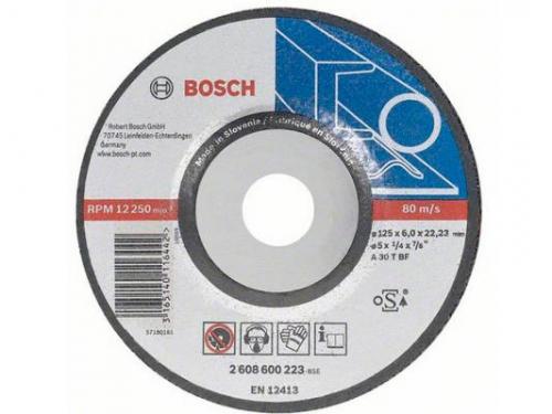 BOSCH 2608600223 ОБДИРОЧНЫЙ КРУГ МЕТАЛЛ 125Х6 ММ